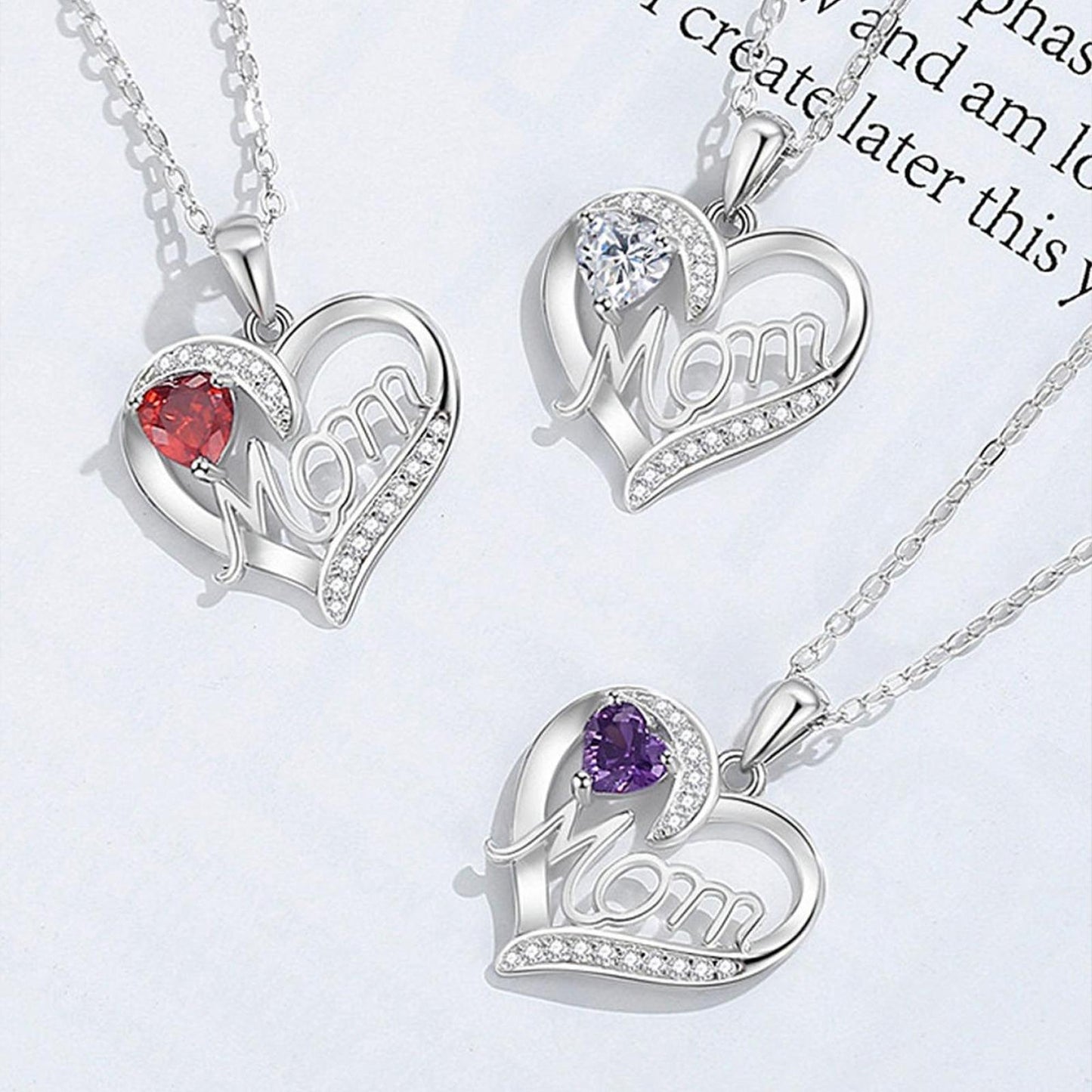 Double Heart Love Simple Pendant Necklace Double Door Rose Gift Box, Women's Mother's Necklace, Women's Rose Gift Box Necklace, Mother's Day Gift, Holiday Gift for Mom and Grandma, Gift for Wife, Mother's Day Gift for Mom, Jewelry Birthday Gift for Women,