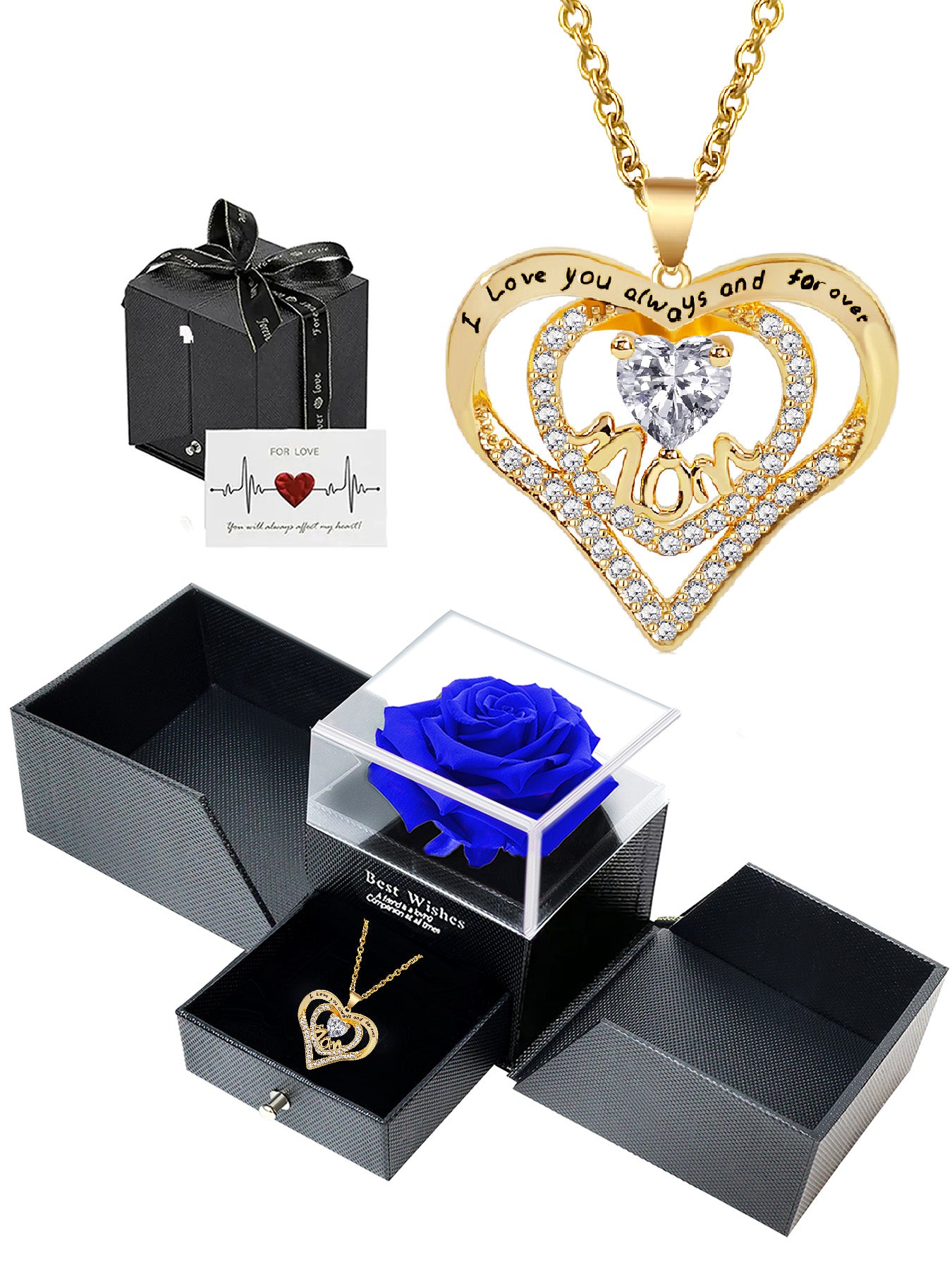 Simple mom design heart-shaped necklace, anniversary gift for mom and grandma, Mother's Day gift, party fashion jewelry, mom women's necklace, gift for girlfriend, mother and wife, anniversary gift, women's mother necklace, women's jewelry gift