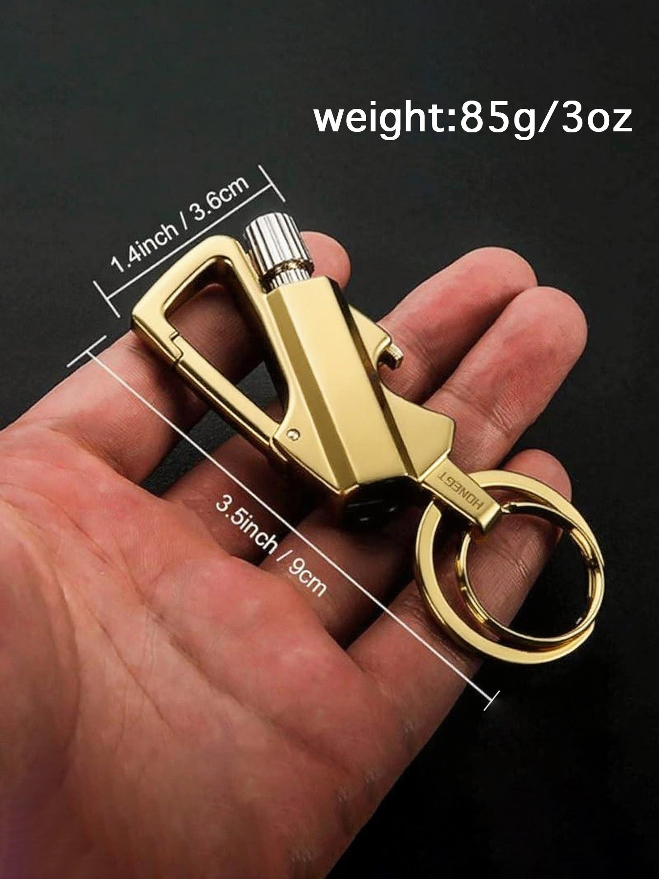 运动多功能钥匙扣,户外 比赛钥匙扣开瓶器,永久性,金属,防水,适合远足和露营,父亲礼物