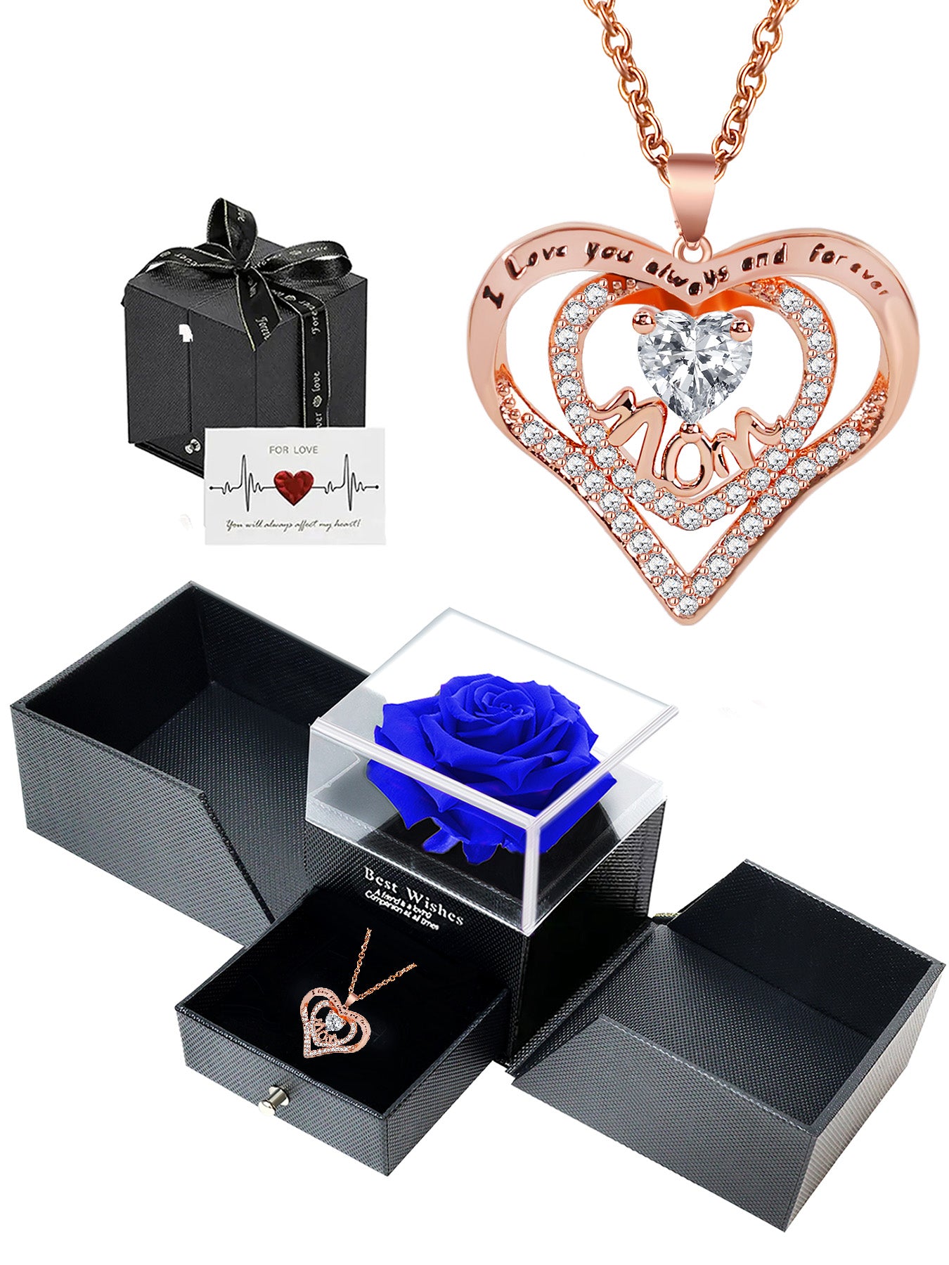 Simple mom design heart-shaped necklace, anniversary gift for mom and grandma, Mother's Day gift, party fashion jewelry, mom women's necklace, gift for girlfriend, mother and wife, anniversary gift, women's mother necklace, women's jewelry gift