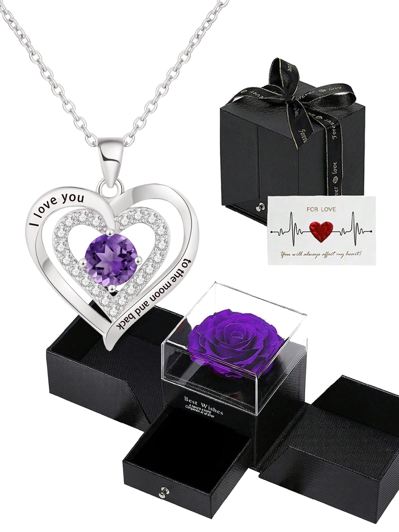 Mother's Day Gifts Jewelry Heart Shaped Necklace Exquisite Women's Necklace Love Pendant Necklace Jewelry Gifts Necklace for Grandmother, Grandma, Mom, Daughter, Lover Birthday/Christmas/Mother's Day/Graduation Ceremony/Wedding Gifts for Mom Women's Mom N