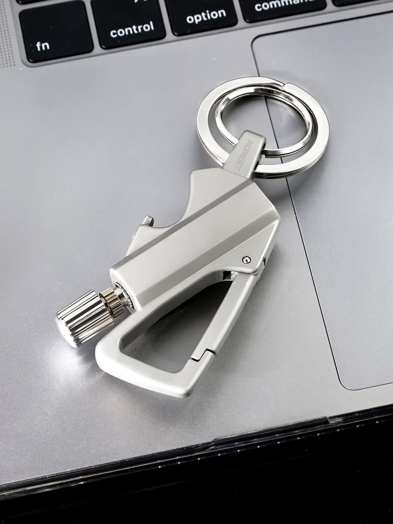 运动多功能钥匙扣，户外 比赛钥匙扣开瓶器，永久性，金属，防水，适合远足和露营，父亲礼物